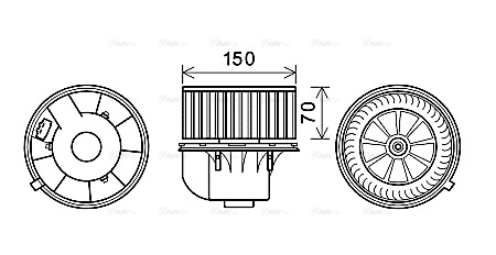 Interior Blower (VN8354)
