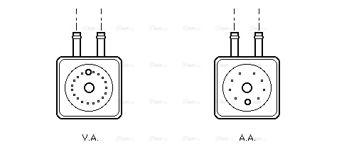 Oil Cooler, engine oil (VN3148)