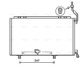 Condenser, air conditioning (FD5606)