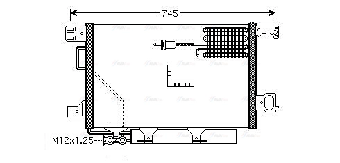 Condenser, air conditioning (MSA5361D)