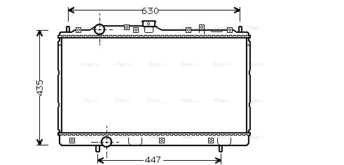 Radiator, engine cooling (MT2113)