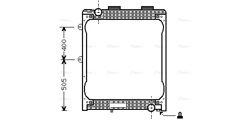 Radiator, engine cooling (MN2007)