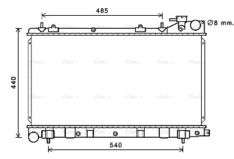 Radiator, engine cooling (SU2103)