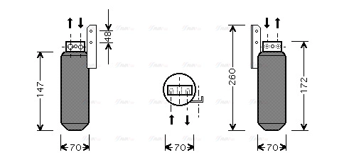 Dryer, air conditioning (OLD164)
