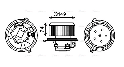 Interior Blower (AL8138)