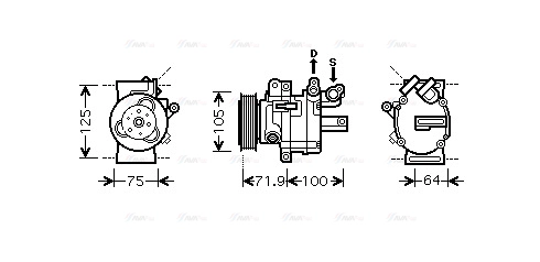 Compressor, air conditioning (PEK317)