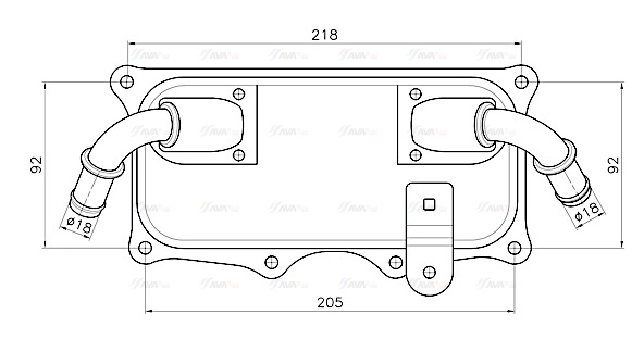 Oil Cooler, engine oil (PR3101)