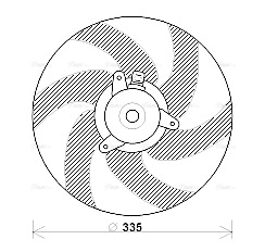 Fan, engine cooling (PE7533)