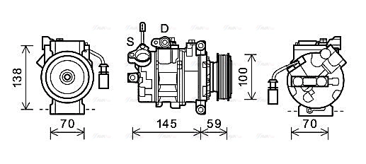 Compressor, air conditioning (AIAK342)