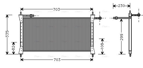 Condenser, air conditioning (JR5014)