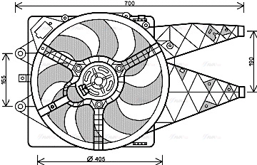Fan, engine cooling (FT7567)