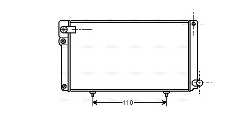 Radiator, engine cooling (PE2042)
