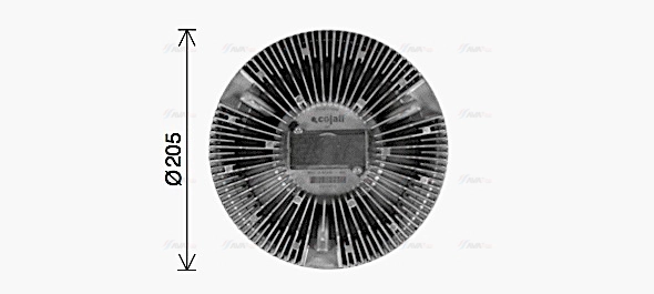Clutch, radiator fan (DFC093)