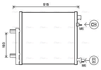Condenser, air conditioning (DWA5140D)