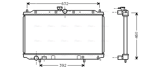 Radiator, engine cooling (MT2111)