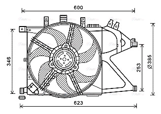 Fan, engine cooling (OL7660)
