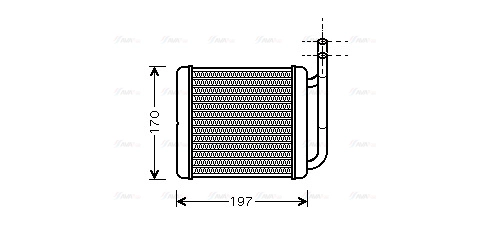 Heat Exchanger, interior heating (HY6136)