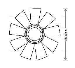Fan, engine cooling (REB112)