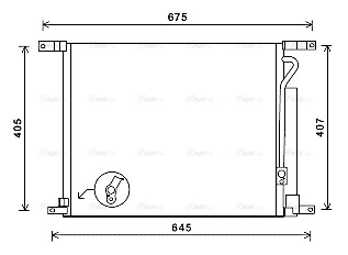 Condenser, air conditioning (DWA5139D)
