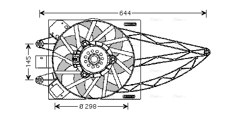Fan, engine cooling (FT7526)