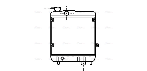 Radiator, engine cooling (STA2011)