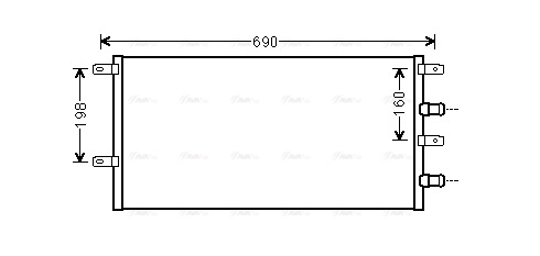 Radiator, engine cooling (IV2131)