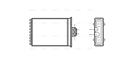 Heat Exchanger, interior heating (OL6217)
