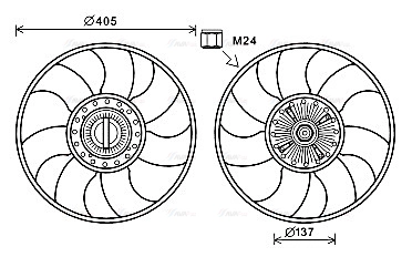 Fan, engine cooling (FDF609)