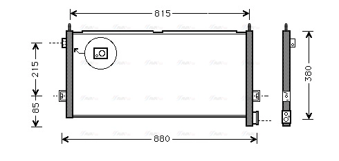 Condenser, air conditioning (VL5025)
