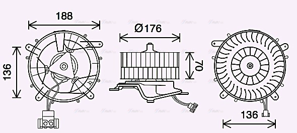 Interior Blower (MS8689)
