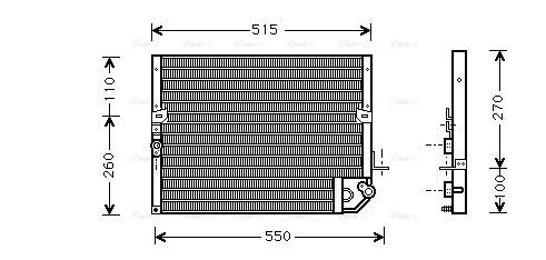 Condenser, air conditioning (TO5118)