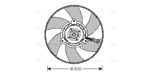 Fan, engine cooling (VN7517)