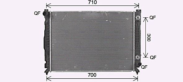 Radiator, engine cooling (AI2431)