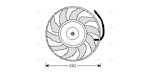 Fan, engine cooling (AI7502)