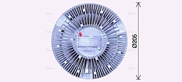 Clutch, radiator fan (MEC318)