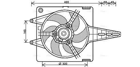 Fan, engine cooling (FT7547)