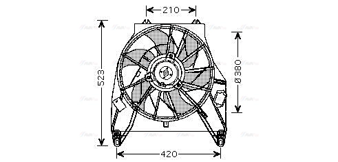 Fan, engine cooling (RT7543)