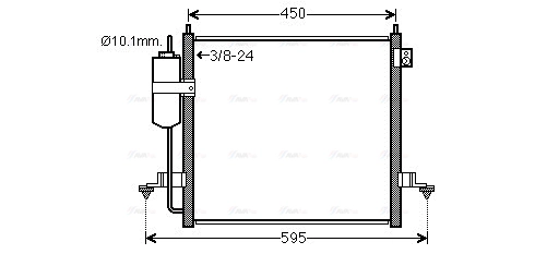 Condenser, air conditioning (MT5218D)