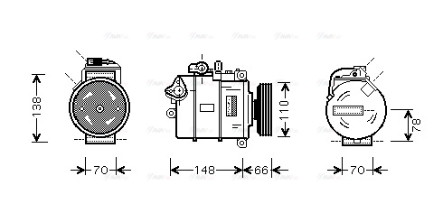Compressor, air conditioning (AIK226)