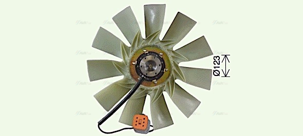 Clutch, radiator fan