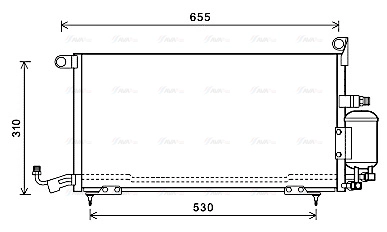 Condenser, air conditioning (ST5026D)