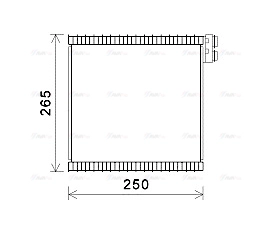 Evaporator, air conditioning (FTV442)