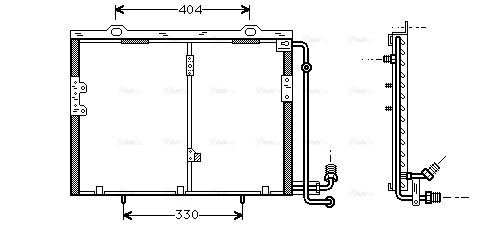 Condenser, air conditioning (MS5207)