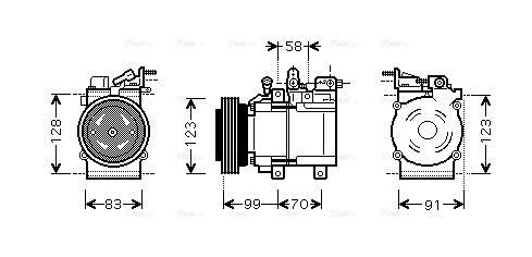 Compressor, air conditioning (HYAK160)