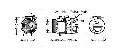 Compressor, air conditioning (RTK487)