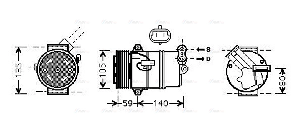 Compressor, air conditioning (OLAK446)