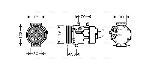 Compressor, air conditioning (CNK253)