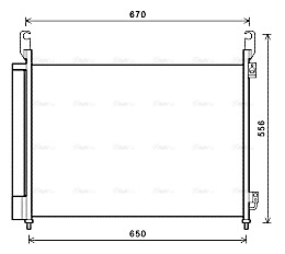 Condenser, air conditioning (RTA5466D)