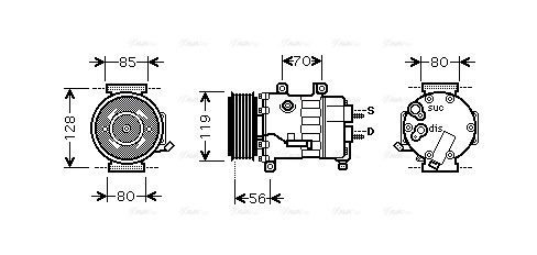 Compressor, air conditioning (CNK256)