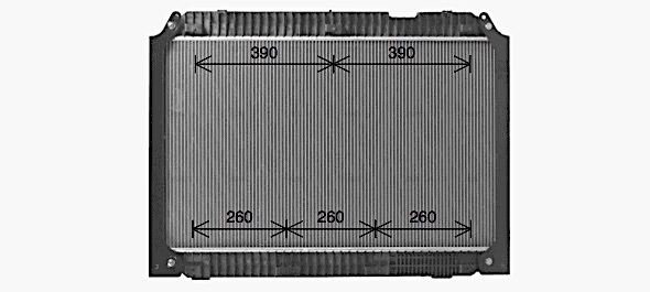 Radiator, engine cooling (ME2334)